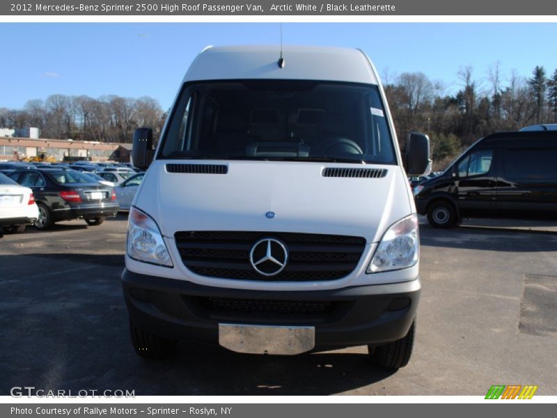 Arctic White / Black Leatherette 2012 Mercedes-Benz Sprinter 2500 High Roof Passenger Van