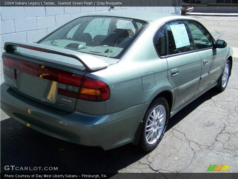 Seamist Green Pearl / Gray Moquette 2004 Subaru Legacy L Sedan