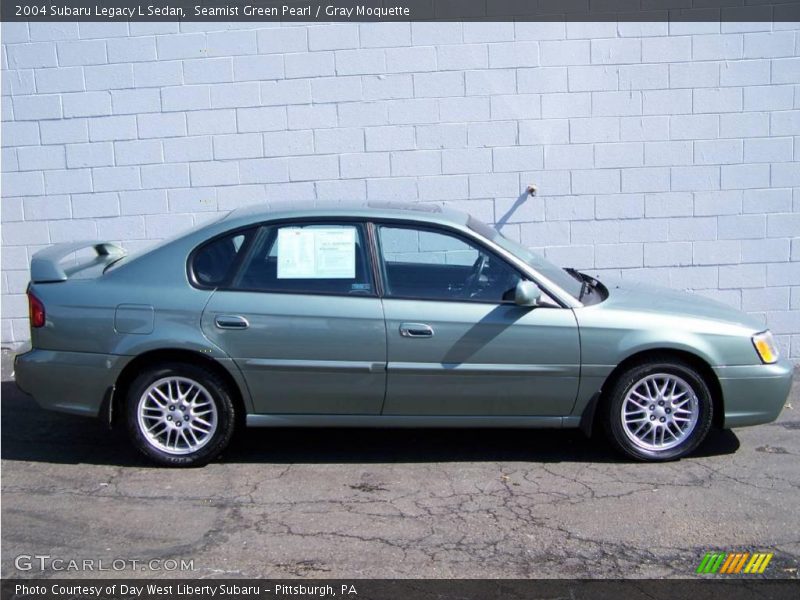 Seamist Green Pearl / Gray Moquette 2004 Subaru Legacy L Sedan