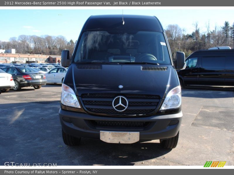 Jet Black / Black Leatherette 2012 Mercedes-Benz Sprinter 2500 High Roof Passenger Van