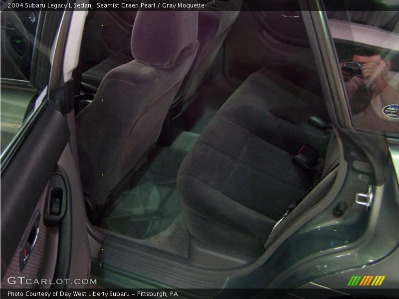Seamist Green Pearl / Gray Moquette 2004 Subaru Legacy L Sedan