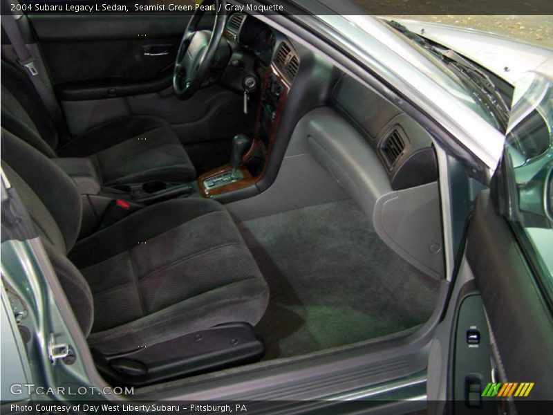 Seamist Green Pearl / Gray Moquette 2004 Subaru Legacy L Sedan