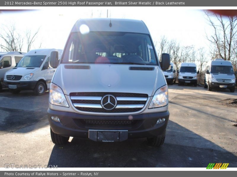 Brilliant Silver Metallic / Black Leatherette 2012 Mercedes-Benz Sprinter 2500 High Roof Passenger Van