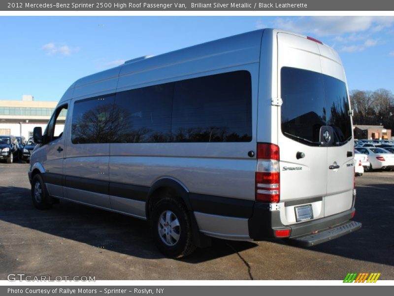 Brilliant Silver Metallic / Black Leatherette 2012 Mercedes-Benz Sprinter 2500 High Roof Passenger Van