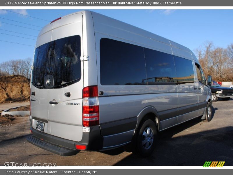 Brilliant Silver Metallic / Black Leatherette 2012 Mercedes-Benz Sprinter 2500 High Roof Passenger Van