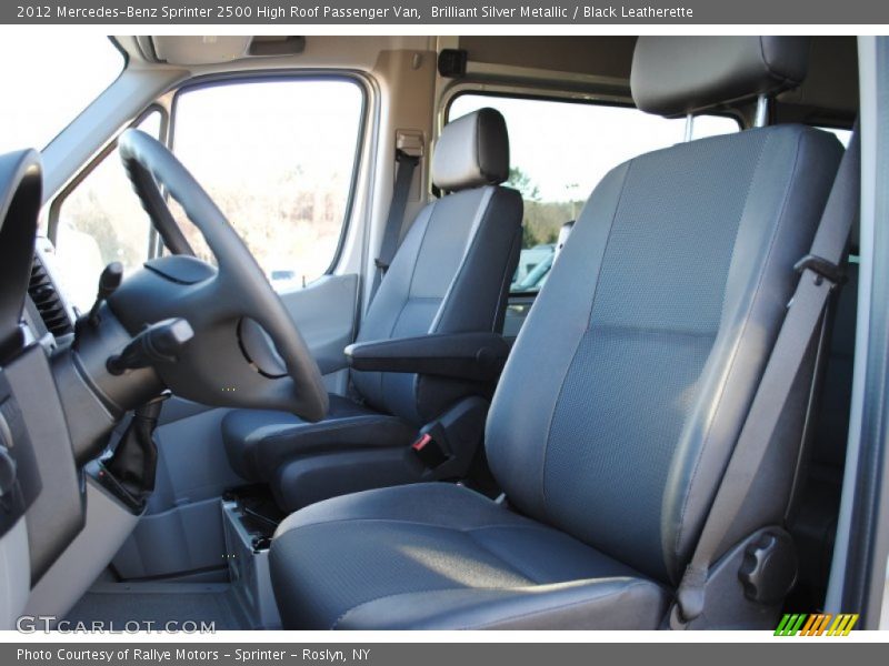  2012 Sprinter 2500 High Roof Passenger Van Black Leatherette Interior
