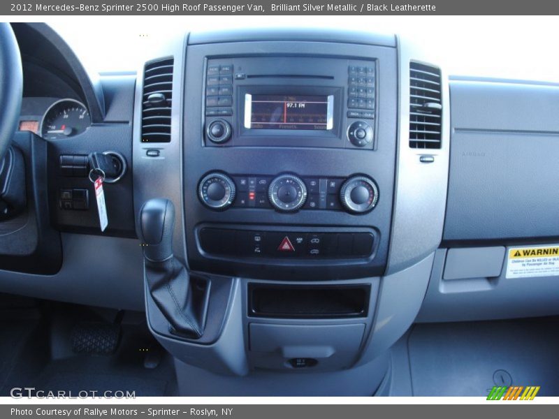 Brilliant Silver Metallic / Black Leatherette 2012 Mercedes-Benz Sprinter 2500 High Roof Passenger Van