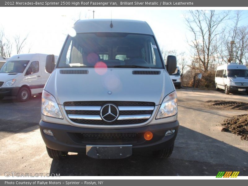 Brilliant Silver Metallic / Black Leatherette 2012 Mercedes-Benz Sprinter 2500 High Roof Passenger Van