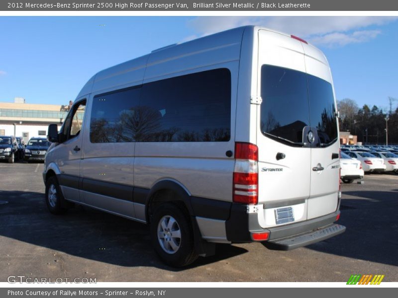 Brilliant Silver Metallic / Black Leatherette 2012 Mercedes-Benz Sprinter 2500 High Roof Passenger Van