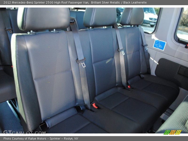 Brilliant Silver Metallic / Black Leatherette 2012 Mercedes-Benz Sprinter 2500 High Roof Passenger Van