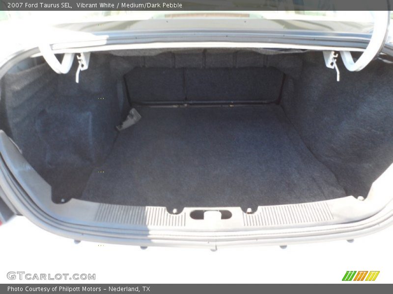 Vibrant White / Medium/Dark Pebble 2007 Ford Taurus SEL