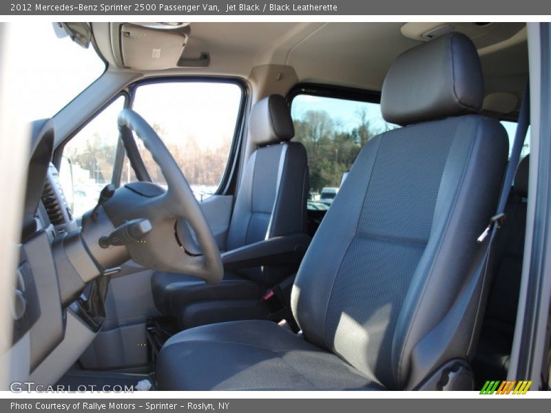  2012 Sprinter 2500 Passenger Van Black Leatherette Interior