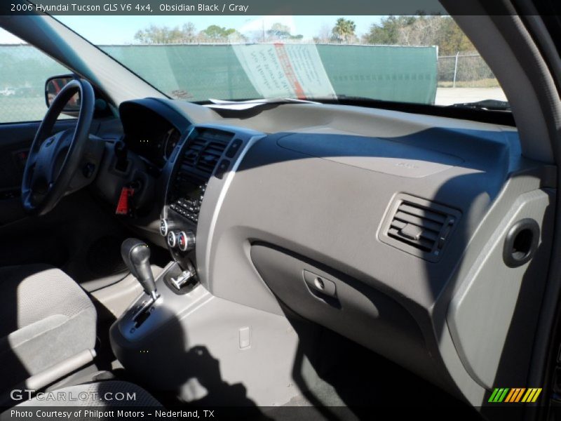 Obsidian Black / Gray 2006 Hyundai Tucson GLS V6 4x4