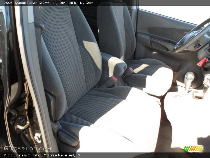 Obsidian Black / Gray 2006 Hyundai Tucson GLS V6 4x4