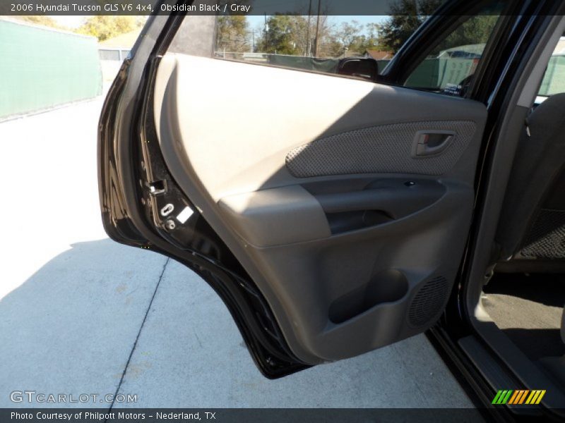 Obsidian Black / Gray 2006 Hyundai Tucson GLS V6 4x4