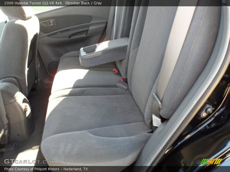 Obsidian Black / Gray 2006 Hyundai Tucson GLS V6 4x4