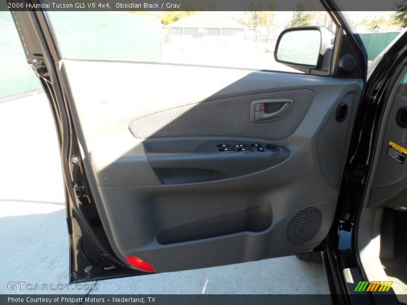 Obsidian Black / Gray 2006 Hyundai Tucson GLS V6 4x4