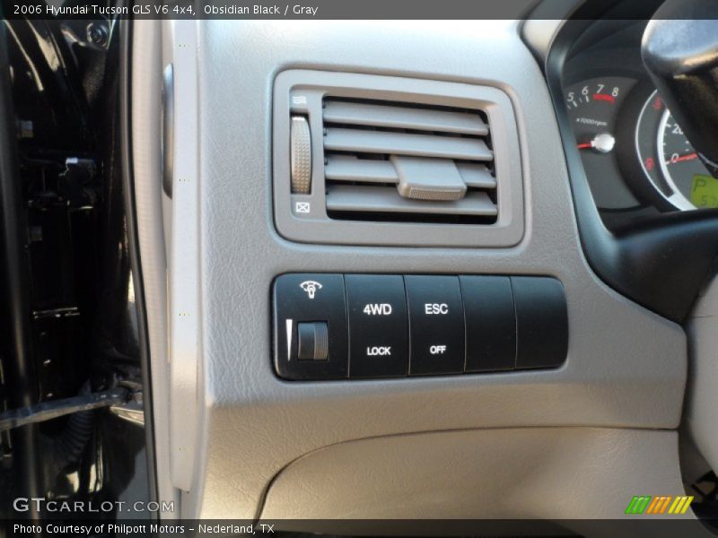 Obsidian Black / Gray 2006 Hyundai Tucson GLS V6 4x4