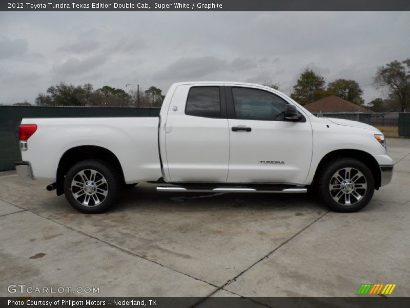 Super White / Graphite 2012 Toyota Tundra Texas Edition Double Cab