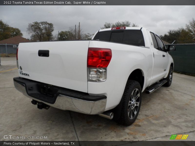 Super White / Graphite 2012 Toyota Tundra Texas Edition Double Cab