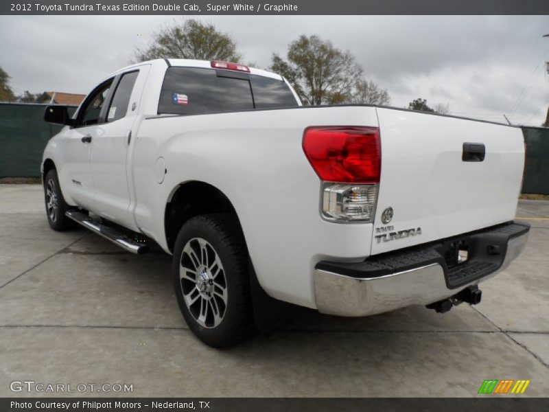 Super White / Graphite 2012 Toyota Tundra Texas Edition Double Cab