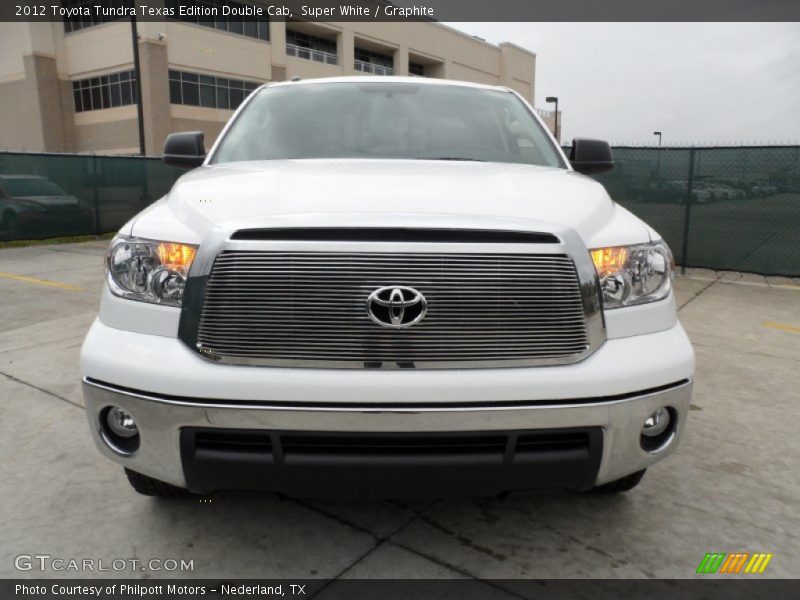 Super White / Graphite 2012 Toyota Tundra Texas Edition Double Cab