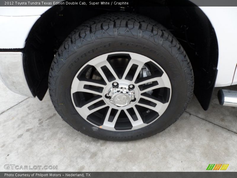 Super White / Graphite 2012 Toyota Tundra Texas Edition Double Cab