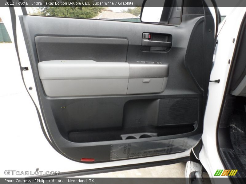 Super White / Graphite 2012 Toyota Tundra Texas Edition Double Cab