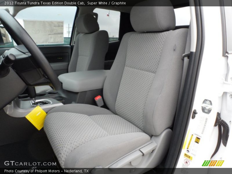 Super White / Graphite 2012 Toyota Tundra Texas Edition Double Cab