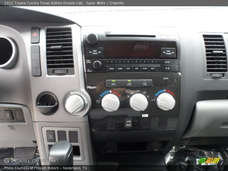 Super White / Graphite 2012 Toyota Tundra Texas Edition Double Cab