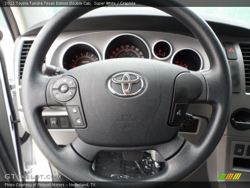 Super White / Graphite 2012 Toyota Tundra Texas Edition Double Cab