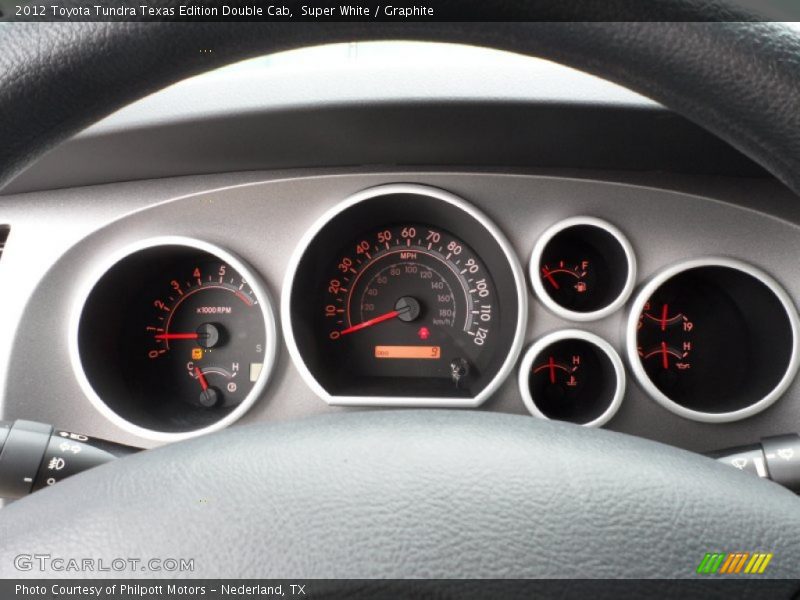 Super White / Graphite 2012 Toyota Tundra Texas Edition Double Cab