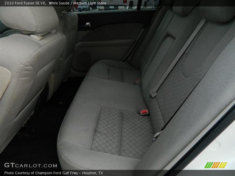 White Suede / Medium Light Stone 2010 Ford Fusion SE V6