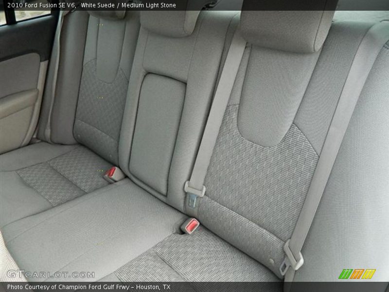 White Suede / Medium Light Stone 2010 Ford Fusion SE V6