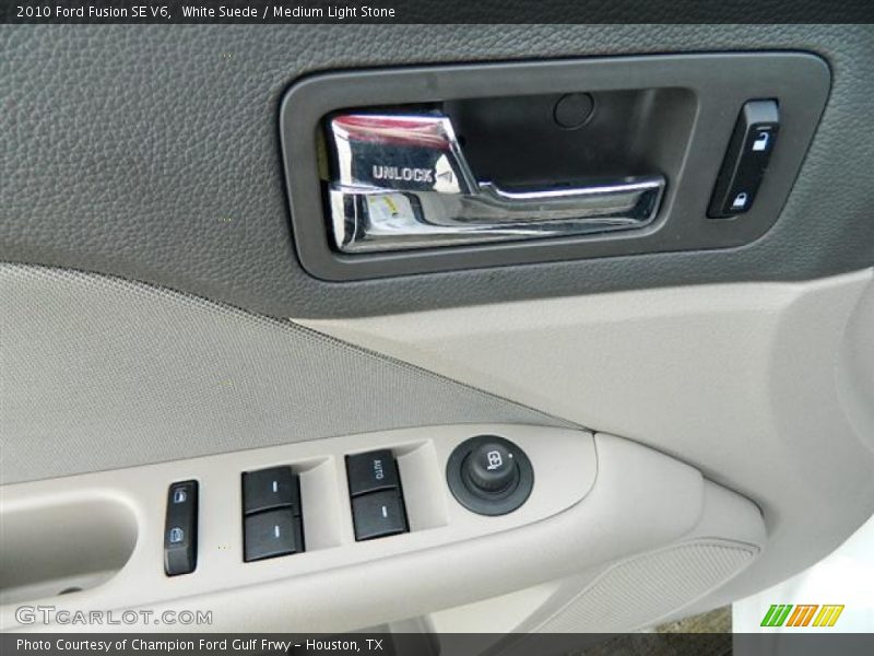 White Suede / Medium Light Stone 2010 Ford Fusion SE V6