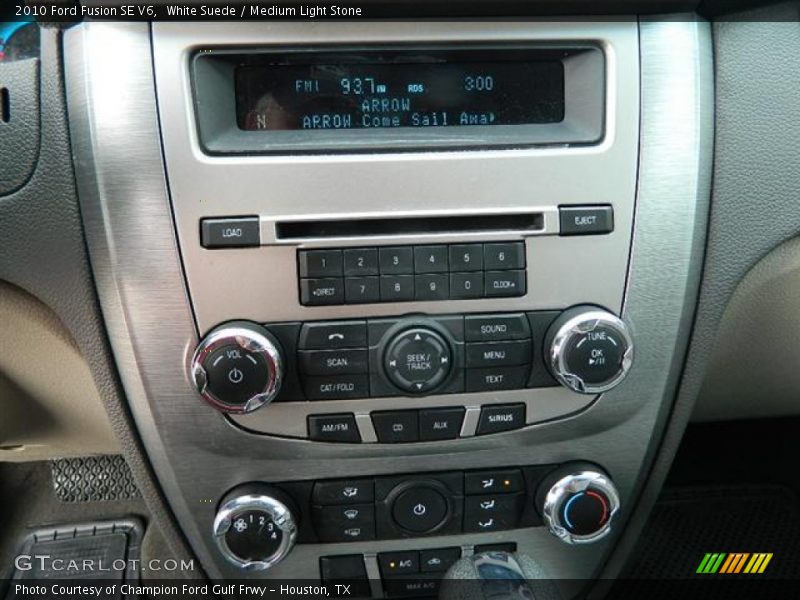 White Suede / Medium Light Stone 2010 Ford Fusion SE V6