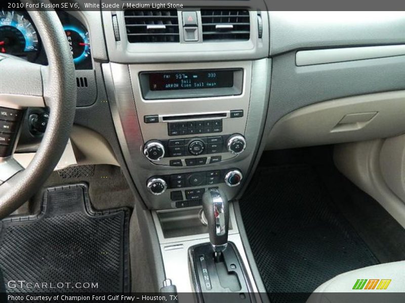 White Suede / Medium Light Stone 2010 Ford Fusion SE V6