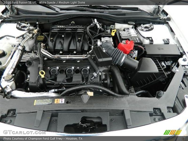 White Suede / Medium Light Stone 2010 Ford Fusion SE V6