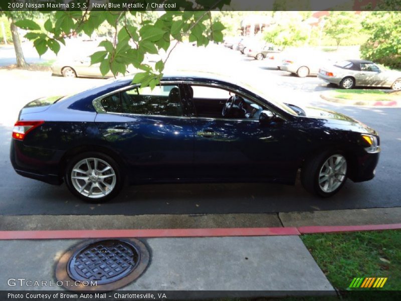 Navy Blue Metallic / Charcoal 2009 Nissan Maxima 3.5 S