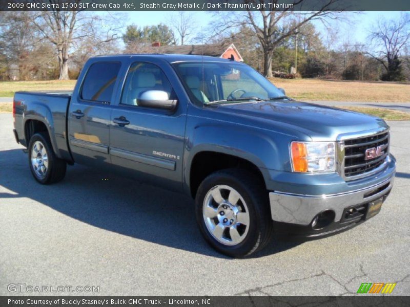  2009 Sierra 1500 SLT Crew Cab 4x4 Stealth Gray Metallic