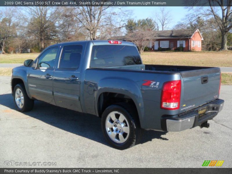 Stealth Gray Metallic / Dark Titanium/Light Titanium 2009 GMC Sierra 1500 SLT Crew Cab 4x4