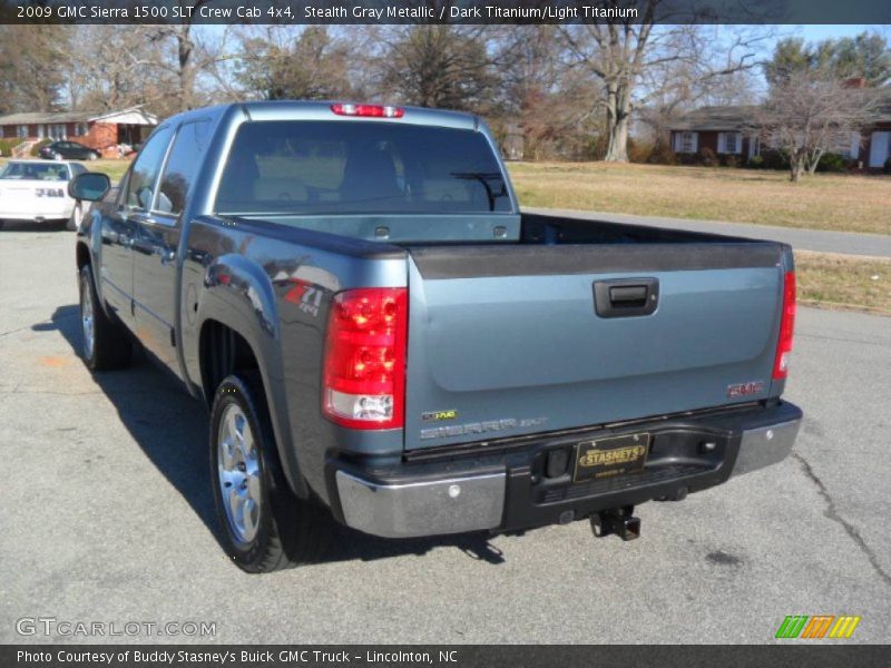 Stealth Gray Metallic / Dark Titanium/Light Titanium 2009 GMC Sierra 1500 SLT Crew Cab 4x4
