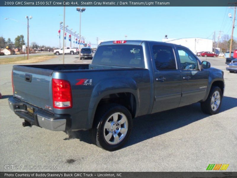Stealth Gray Metallic / Dark Titanium/Light Titanium 2009 GMC Sierra 1500 SLT Crew Cab 4x4