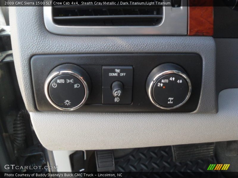 Stealth Gray Metallic / Dark Titanium/Light Titanium 2009 GMC Sierra 1500 SLT Crew Cab 4x4