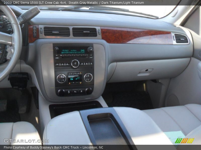 Stealth Gray Metallic / Dark Titanium/Light Titanium 2009 GMC Sierra 1500 SLT Crew Cab 4x4