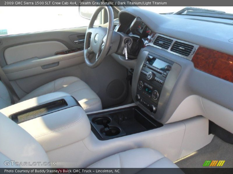Stealth Gray Metallic / Dark Titanium/Light Titanium 2009 GMC Sierra 1500 SLT Crew Cab 4x4