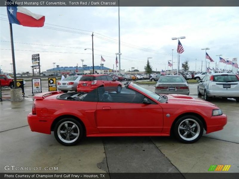 Torch Red / Dark Charcoal 2004 Ford Mustang GT Convertible