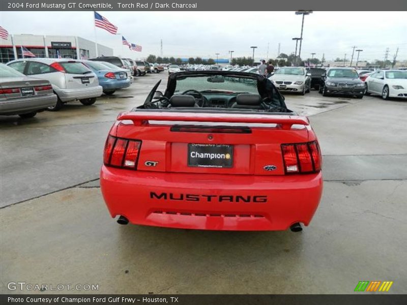 Torch Red / Dark Charcoal 2004 Ford Mustang GT Convertible