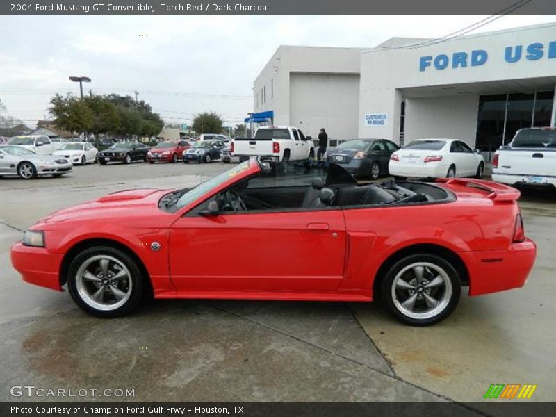 Torch Red / Dark Charcoal 2004 Ford Mustang GT Convertible