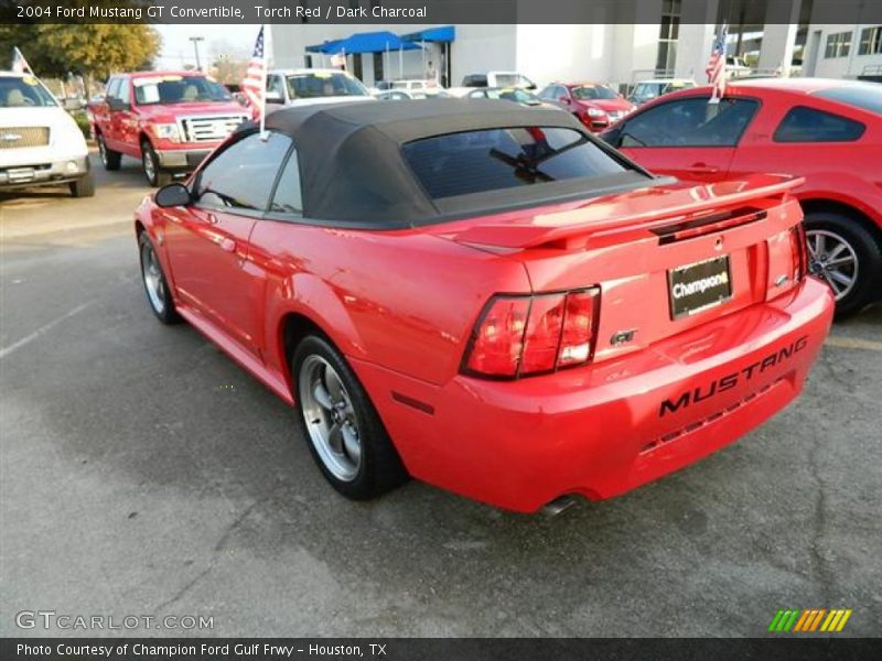 Torch Red / Dark Charcoal 2004 Ford Mustang GT Convertible